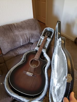 Road Runner Boulevard Series Black Tweed Acoustic Dreadnought Wood Case Black Tweed Guitar Center