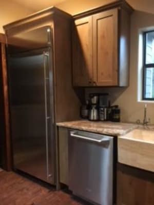 Zif360nhlh Monogram 36 Built In All Freezer Custom Panels