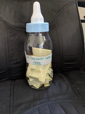 giant baby bottle