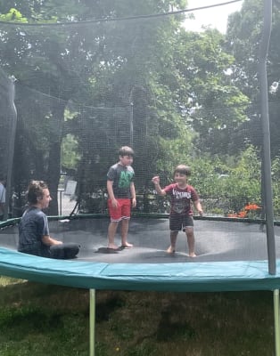 Propel Trampolines 15 Round Trampoline With Enclosure And