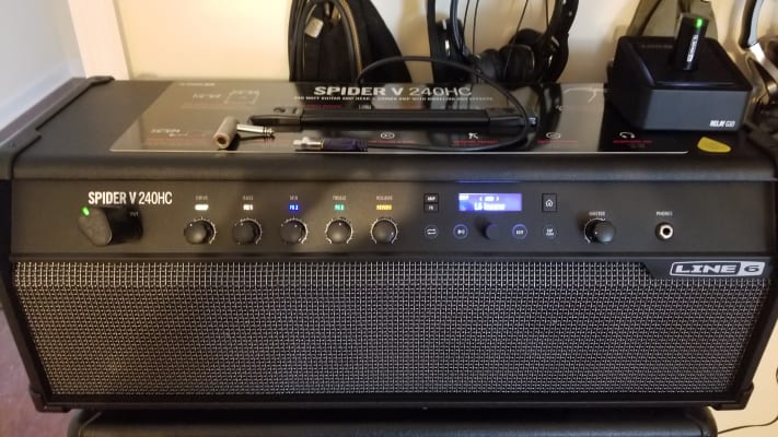 Line 6 Spider V 240hc 240w Head With Built In Speakers Black Guitar Center