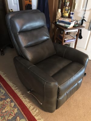 bolero grey swivel glider recliner