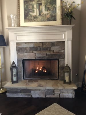 Dining Entertaining Plow Hearth Faux Wood Resin Logs Tea