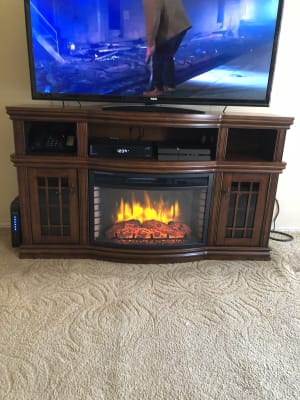 Glendon Cabinet Burnished Pecan 25 Firebox 269 71 41 Muskoka