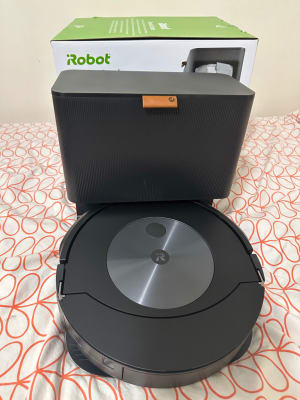 Pack de 2 lingettes de nettoyage lavables Roomba Combo j7/j7+ Irobot Pack  Lingettes C7/+ Gris