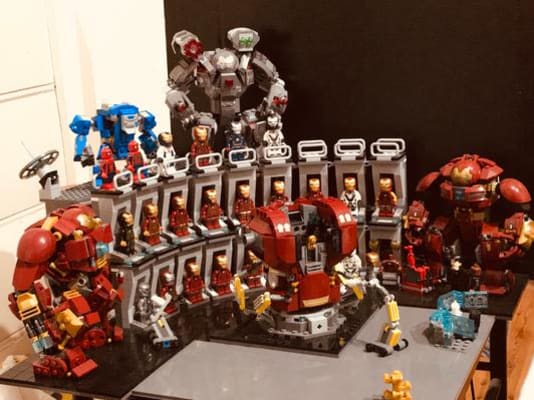 lego marvel avengers iron man hall of armor 76125 building kit
