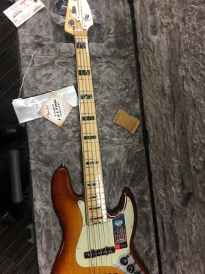 Fender American Elite Jazz Bass V Maple Fingerboard Natural Guitar Center