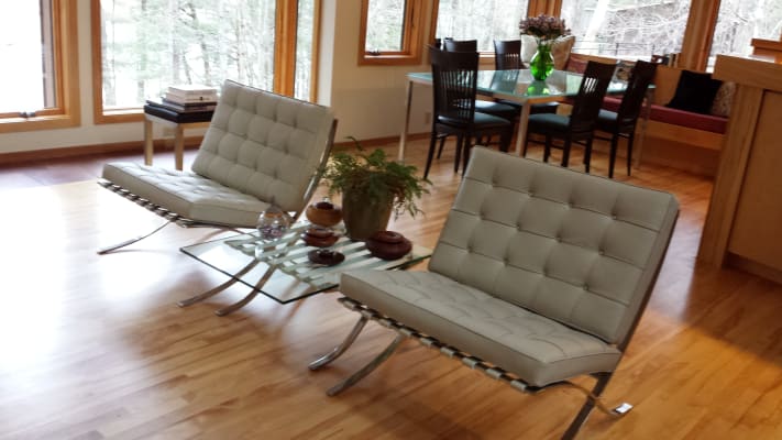 Seville Leather Chair Modern Accent Lounge Chairs Modern