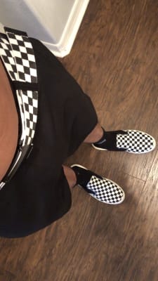 vans comfycush one checkerboard