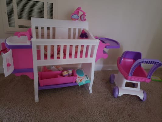 my doll nursery and buggy set