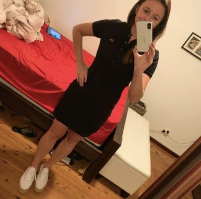 lacoste slim fit dress