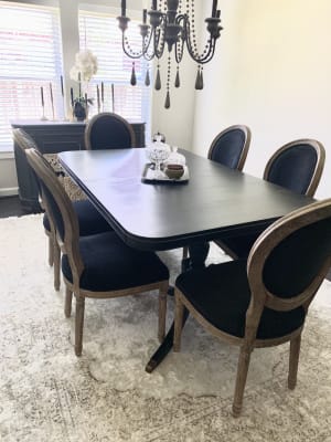 Natural Linen Paige Round Back Dining Chairs Set Of 2 World Market