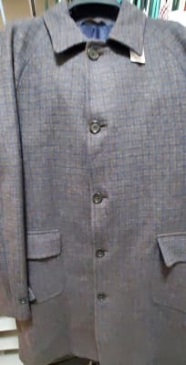Wool Blend Balmacaan Guncheck Coat Wool Blend Balmacaan Guncheck Coat