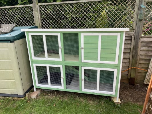 bluebell hideaway hutch for rabbits and guinea pigs