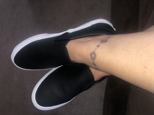 vans perf leather slip on review