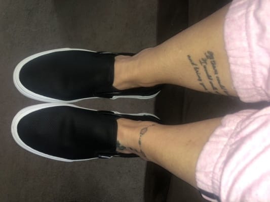 vans perf leather slip on review