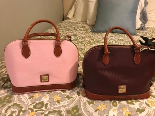 Dooney & Bourke Pebble Zip Zip Satchel