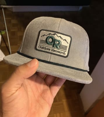 outdoor research advocate cord trucker cap
