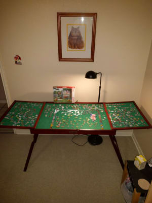 Fold And Go Wooden Jigsaw Table A Must Have For Puzzlers