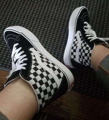 vans ski h8 checkerboard