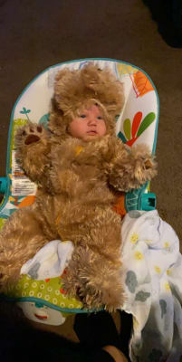 way to celebrate giant teddy bear costume