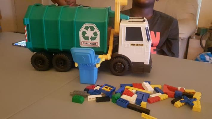 matchbox garbage truck large