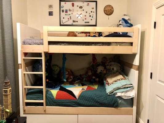 mid century bunk bed