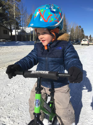 strider bike ski attachment