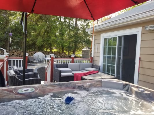 Broyhill Patio Pergola Cushioned Daybed 3 Person Swing Manual Wilson Fisher Augusta All Weather Wicker Cushioned Patio Swivel