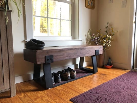 Richland Indoor Outdoor Reclaimed Wood Bench Plowhearth