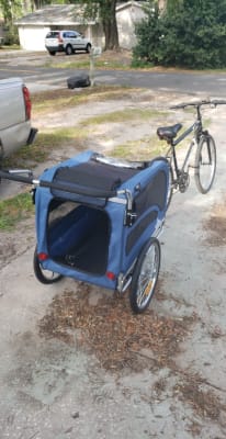 dog bike trailer stroller combo