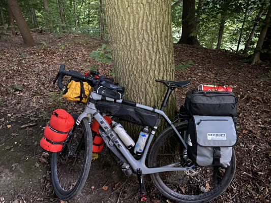 trunk bag with panniers