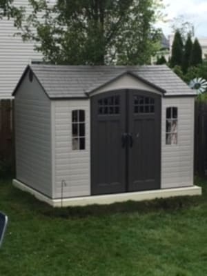 Lifetime 10 X 8 Side Entry Deluxe Shed Bjs Wholesale Club