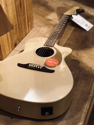 Fender California Newporter Player Acoustic Electric Guitar Candy Apple Red Guitar Center