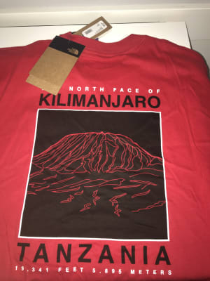 north face kilimanjaro t shirt white