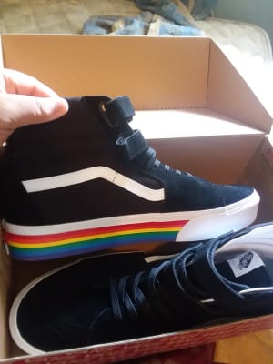 vans sk8 hi v rainbow vans sk8 hi v rainbow