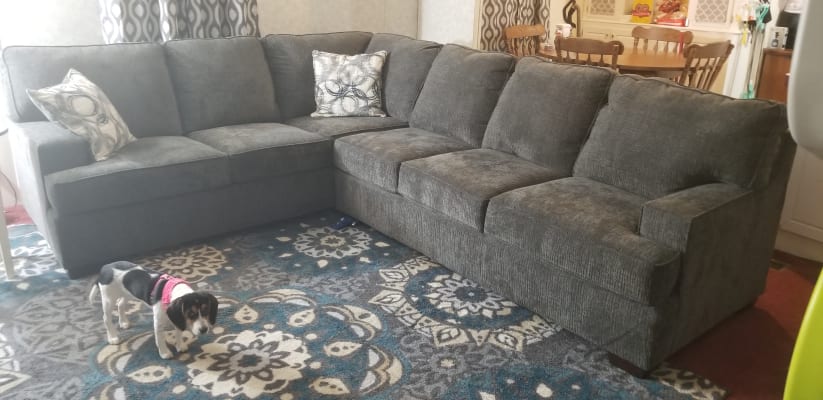 Lane Home Solutions Kasan Gray Sectional Big Lots