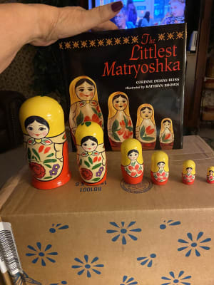 Matryoshka Nesting Dolls Special With Six Nesting Dolls And Book Magiccabin