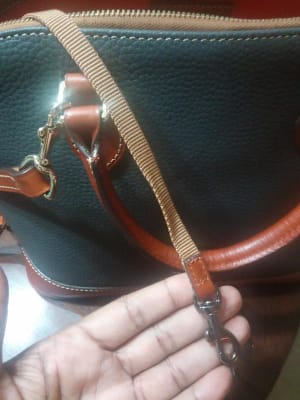 Dooney bourke saffiano leather purse zip zip satchel pale light blush pink