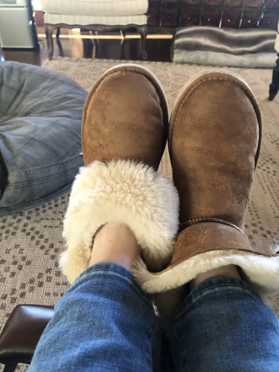 Women's Firelight Shearling Bootie Slipper Eddie Bauer