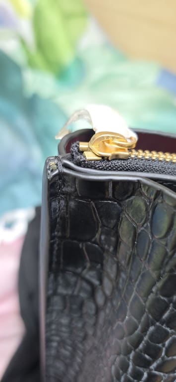 Jasper Conran Black Grab Handbag Jasper Conran London Alexis Croc