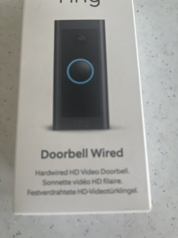 Ring Smart Video Doorbell Wired, with Built-in Wi-Fi Camera