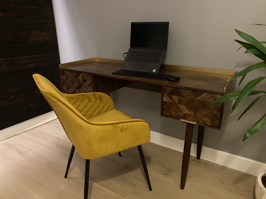 John Lewis Swoon Franklin Desk Brown