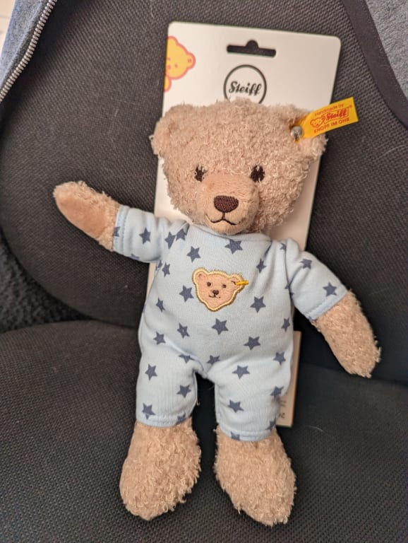 Steiff Teddy & Me Teddy Bear Baby Boy Pyjama Plush Soft Toy