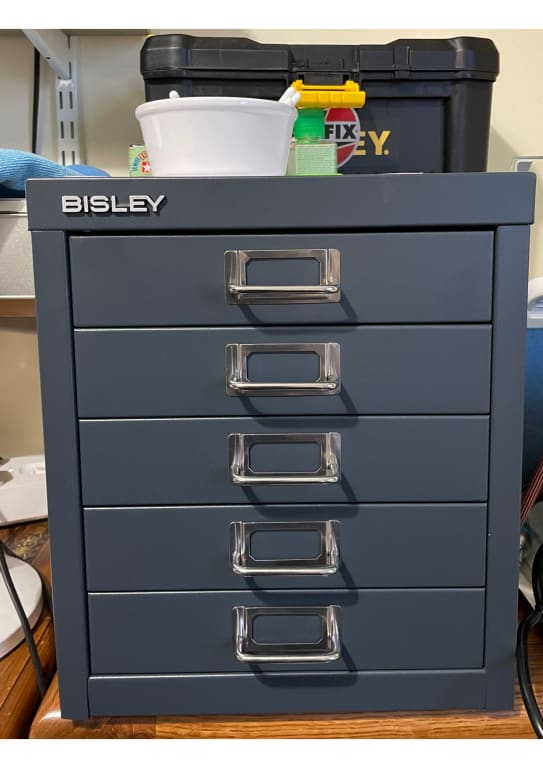 Bisley 5 Drawer Cabinet, A Bisley Design Classic