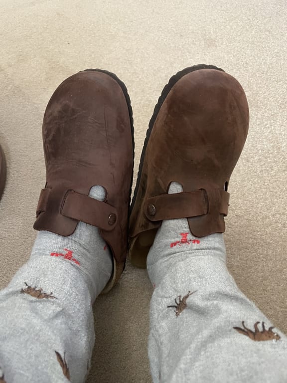 Birkenstock Boston Oiled Nubuck Sandals