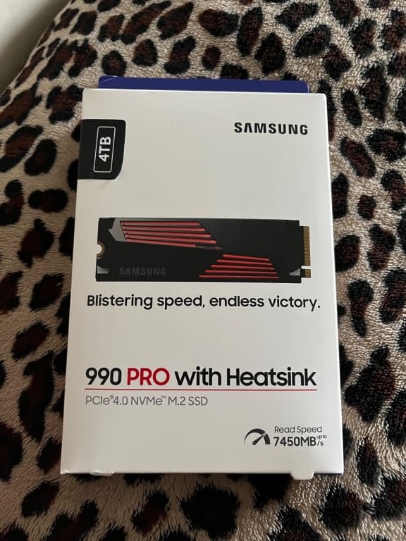 Samsung 990 PRO, PCIe 4.0 m.2 SSD with Heatsink for PS5 & PC, 4TB