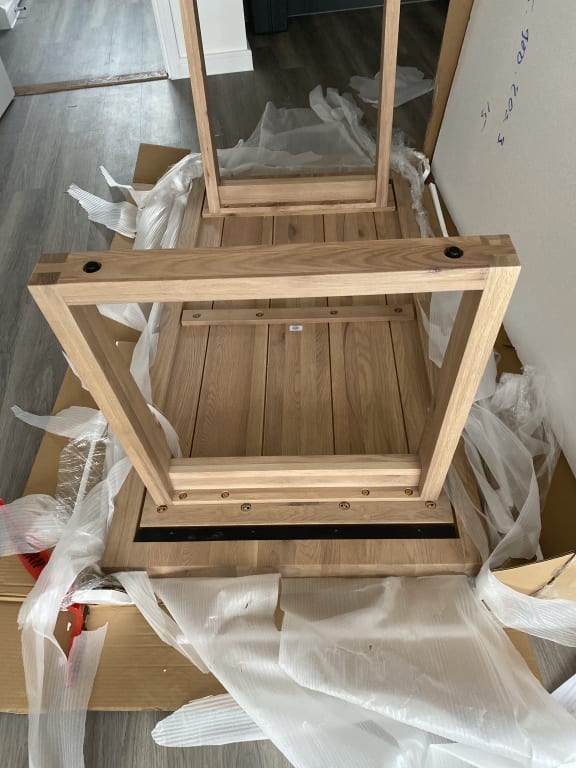 John Lewis Reflex 6 Seater Dining Table Oak