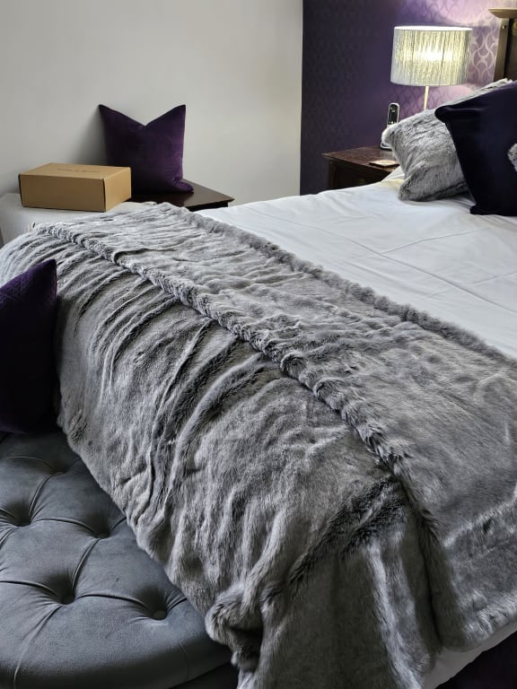 John Lewis Faux Fur Throw