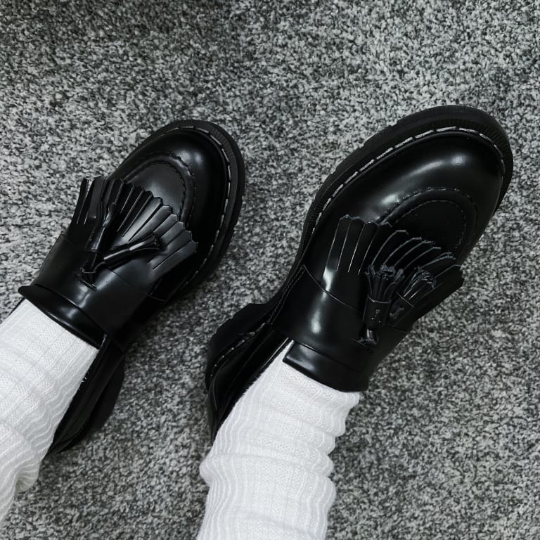 Solovair Tassle Leather Loafers